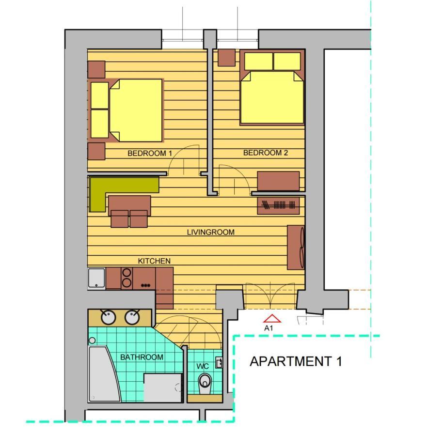 קרקוב Kurkowa Apartments מראה חיצוני תמונה